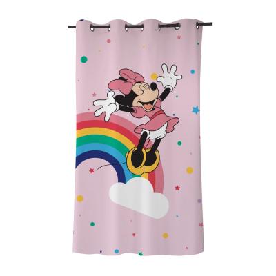 Lisanslı Disney Minnie Mouse Saten Tekli Hazır Fon Perde140X250