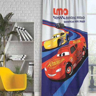 Taç Disney Cars Race Tekli Fon Perde 140X265 